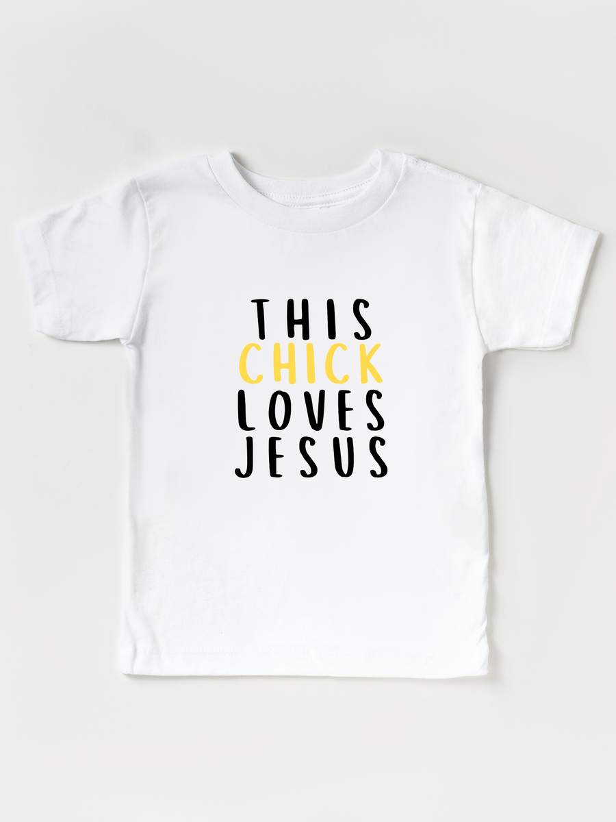 Kids This Chick Loves Jesus - Tee