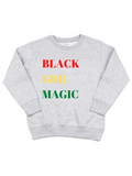 Kids Black Girl Magic Rasta Toddler Sweatshirt