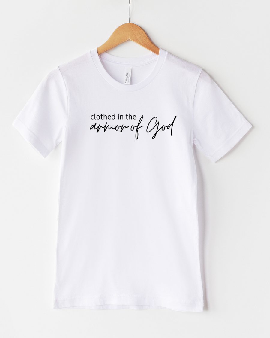 Adult Clothed In The Armor Of God Crew Neck