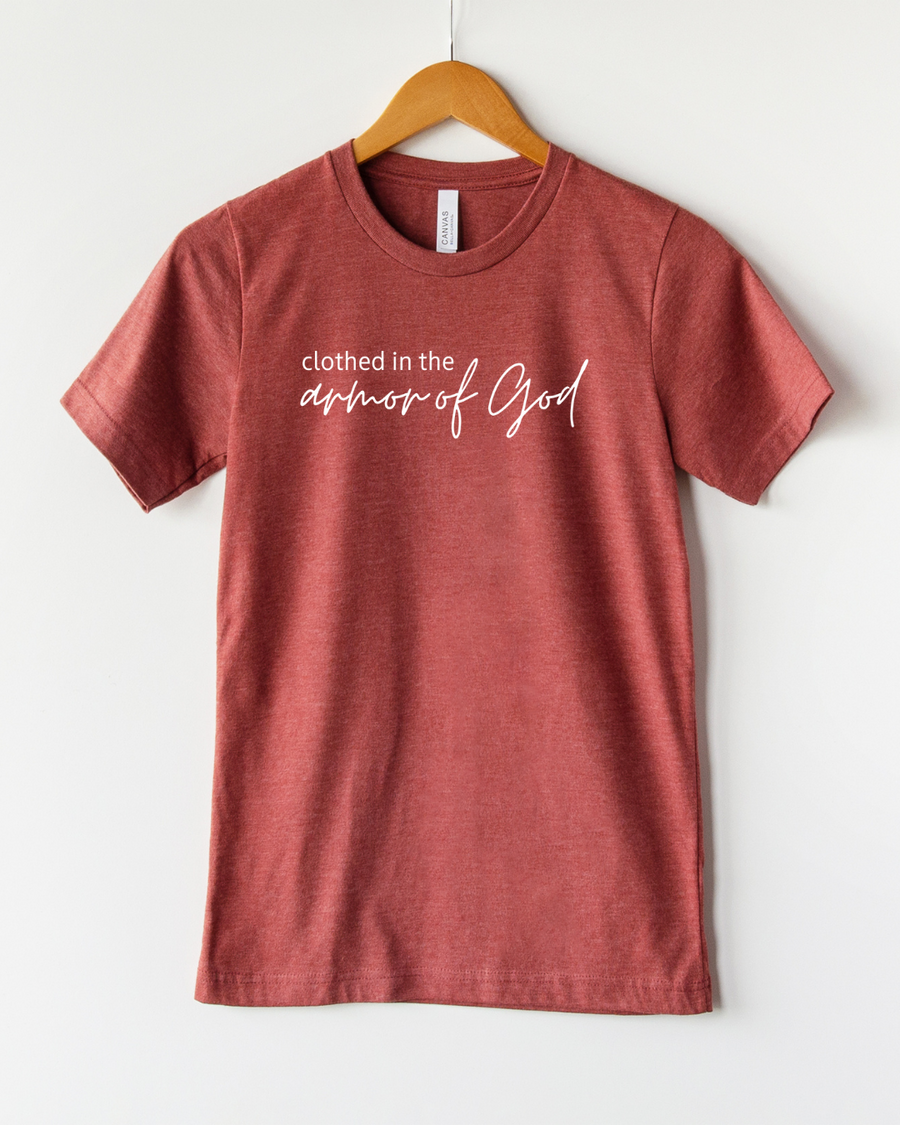 Adult Clothed In The Armor Of God Crew Neck