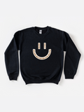 Adult Black Lives Matter Smiley Face Sweatshirt
