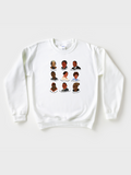 Adult Historical Black Figures Sweatshirt