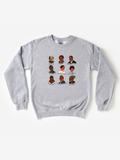 Adult Historical Black Figures Sweatshirt