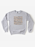Adult ABC's of Black History Sweatshirt