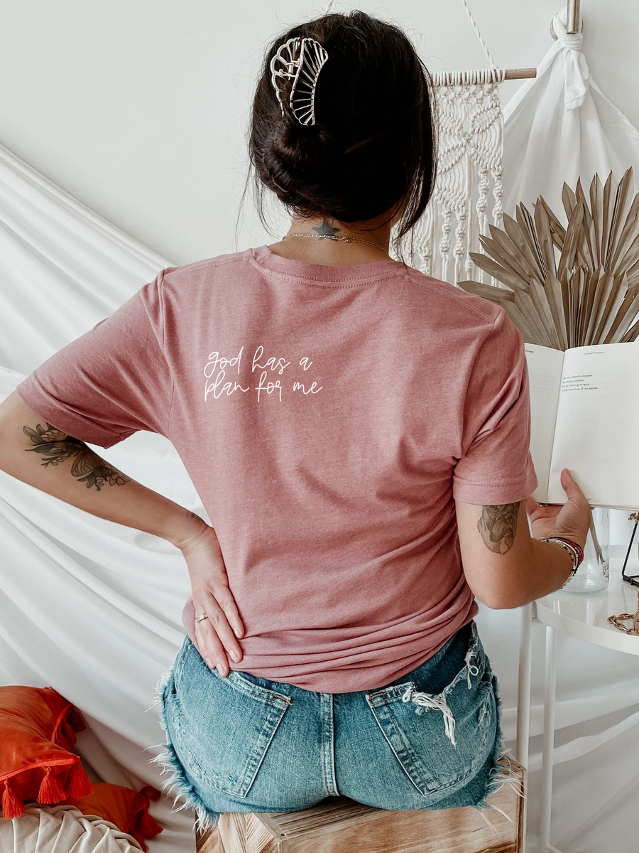 Adult God Has A Plan For Me Jeremiah 29:11 Crew Neck