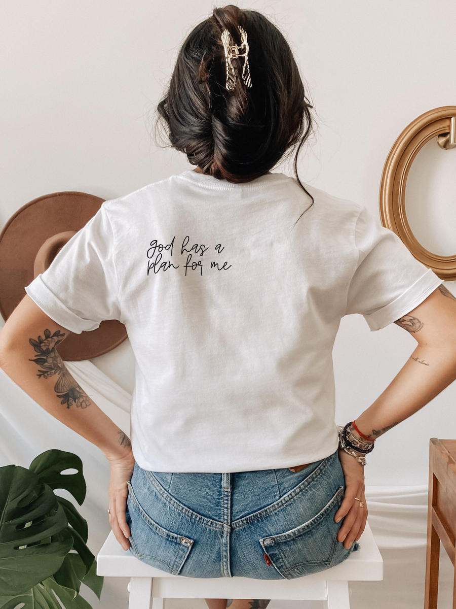 Adult God Has A Plan For Me Jeremiah 29:11 Crew Neck