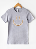 Adult Black Lives Matter Smiley Face Crew Neck