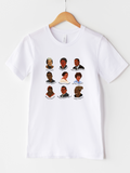 Adult Historical Black Figures Crew Neck
