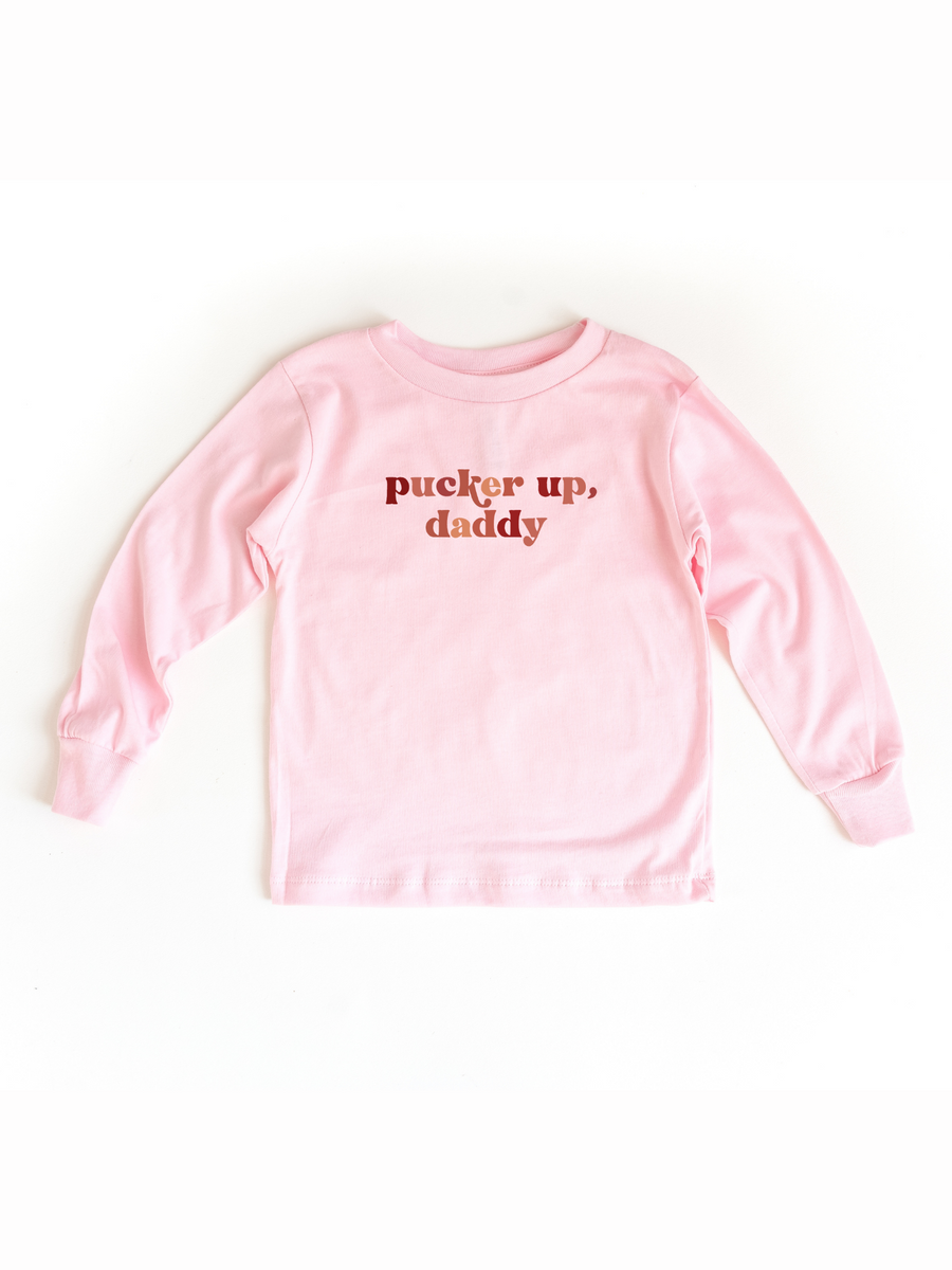 Kids Pucker Up, Daddy - Tee