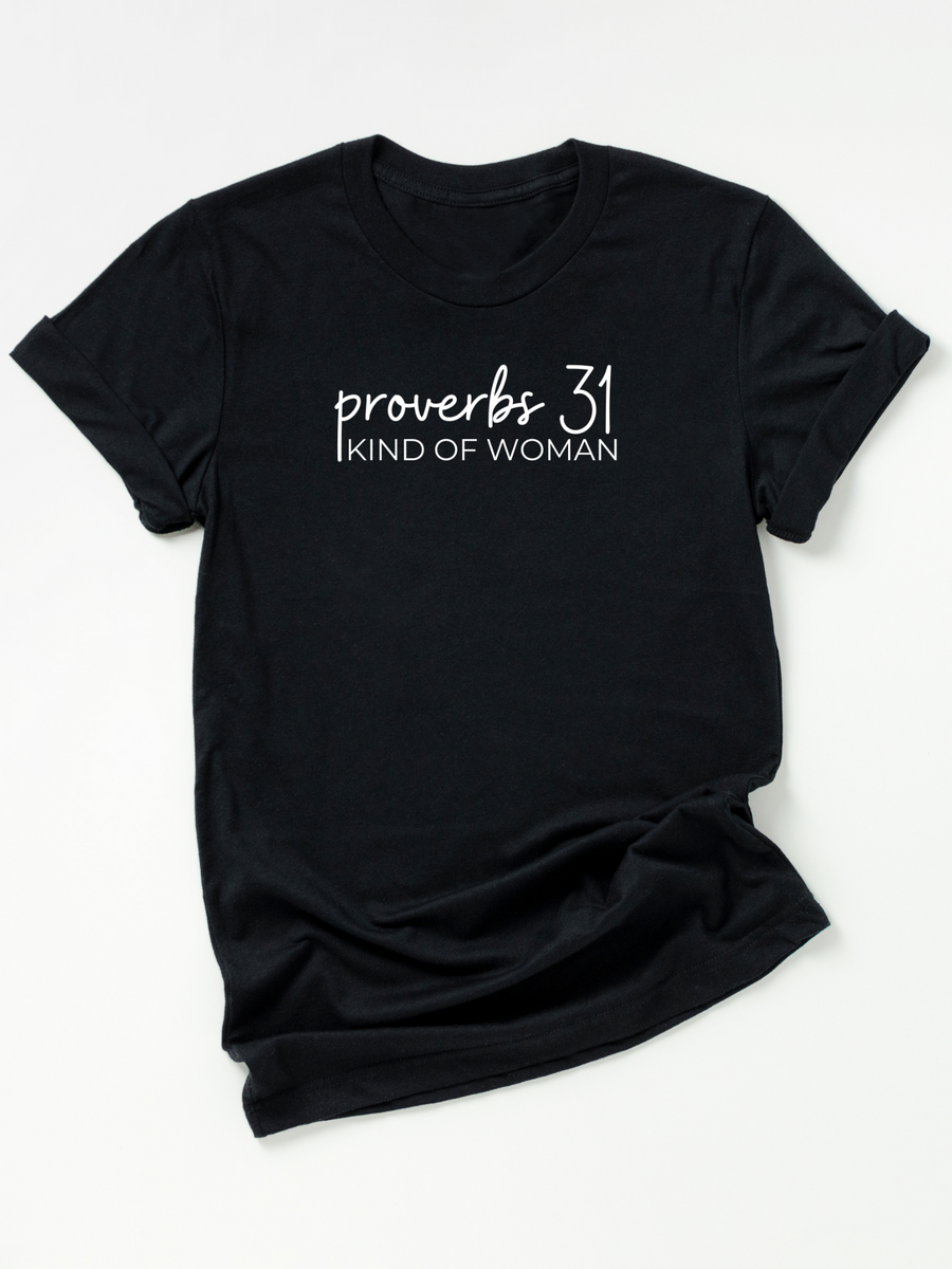 Adult Proverbs 31 Woman Crew Neck