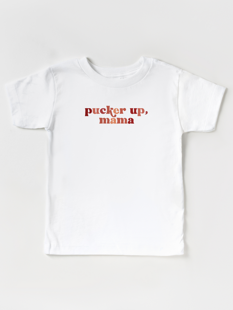 Kids Pucker Up, Mama - Tee