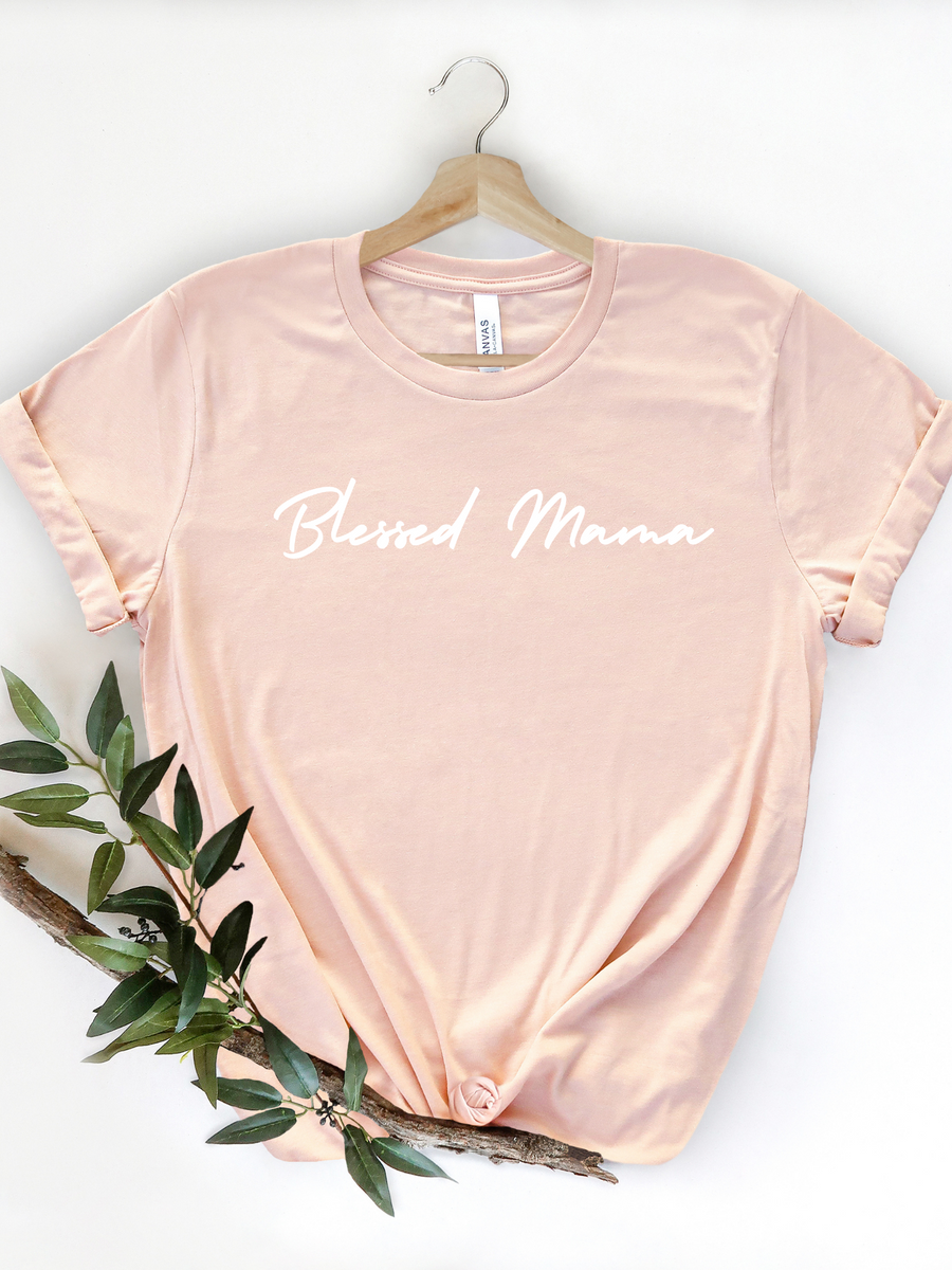 Adult Blessed Mama Crew Neck