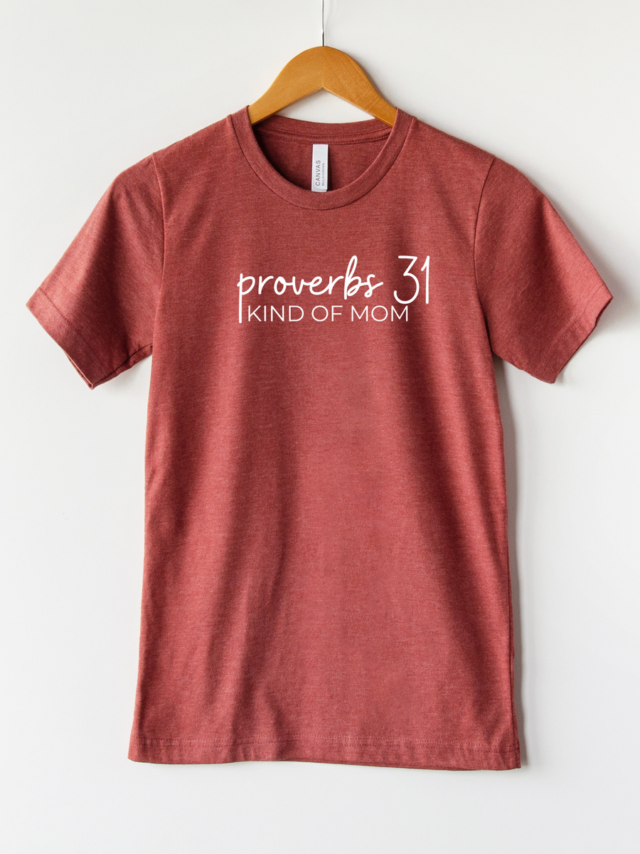 Adult Proverbs 31 Mom Crew Neck