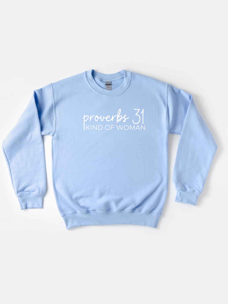 Adult Proverbs 31 Woman Sweatshirt