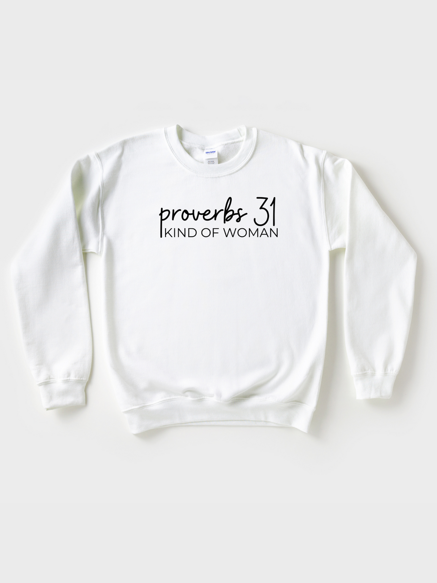 Adult Proverbs 31 Woman Sweatshirt