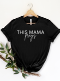 Adult This Mama Prays Crew Neck