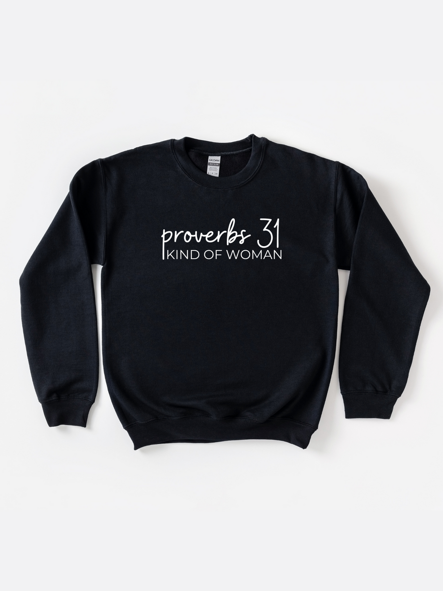 Adult Proverbs 31 Woman Sweatshirt