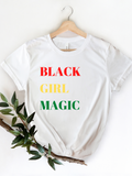 Adult Black Girl Magic Rasta Crew Neck