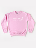 Adult Proverbs 31 Mom Sweatshirt