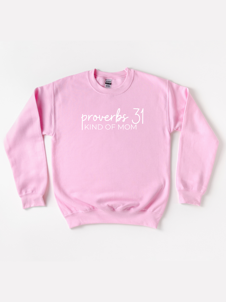 Adult Proverbs 31 Mom Sweatshirt