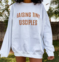 Adult Raising Tiny Disciples Black Sweatshirt