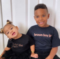 Kids Brown Boy Joy - Tee