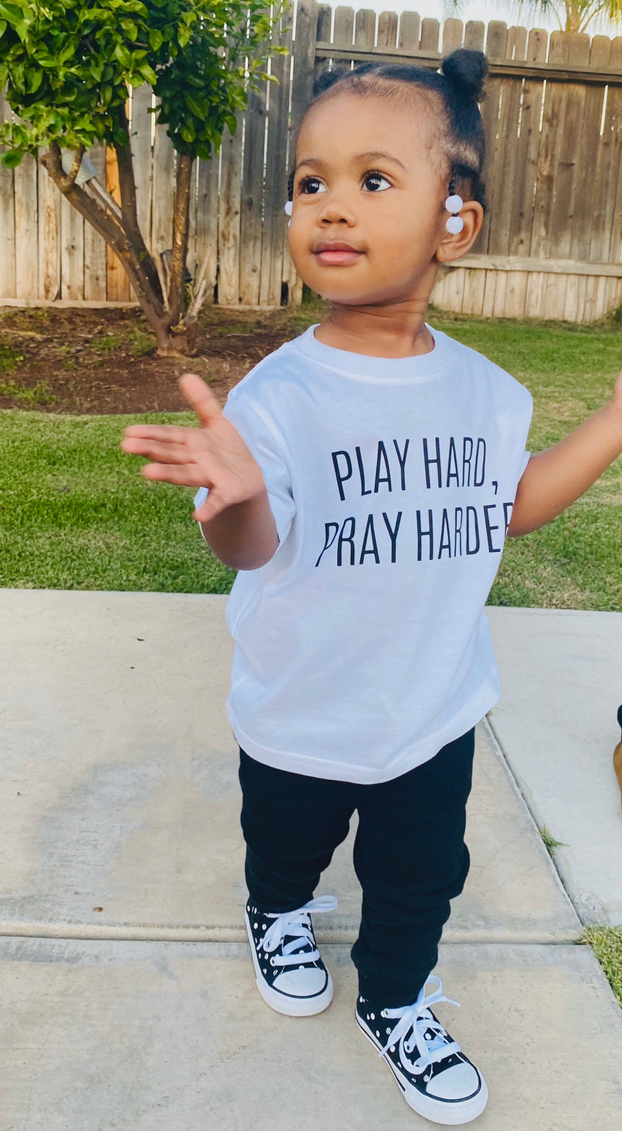 Kids Play Hard, Pray Harder - Tee