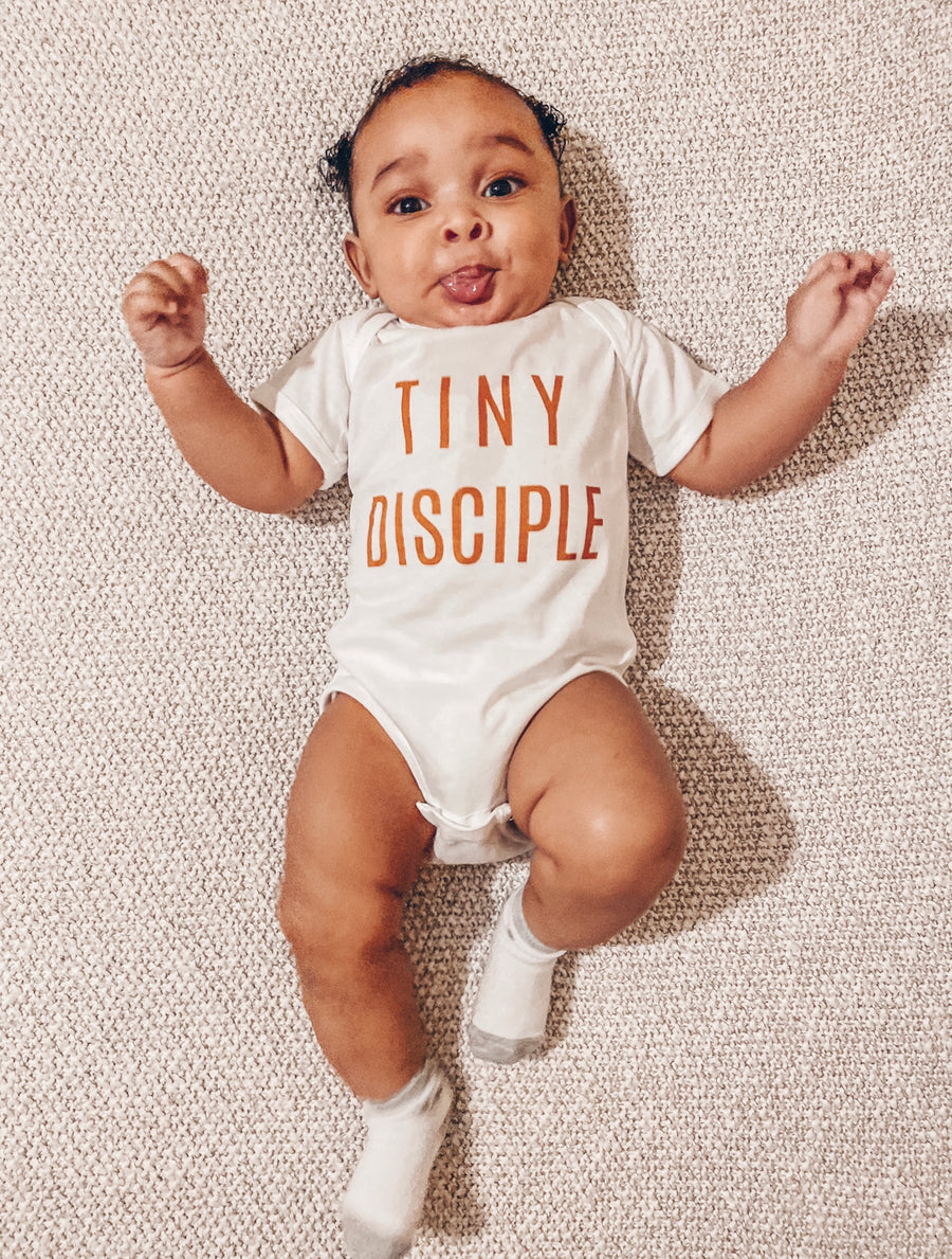 Infant Tiny Disciple - Rust Bodysuit