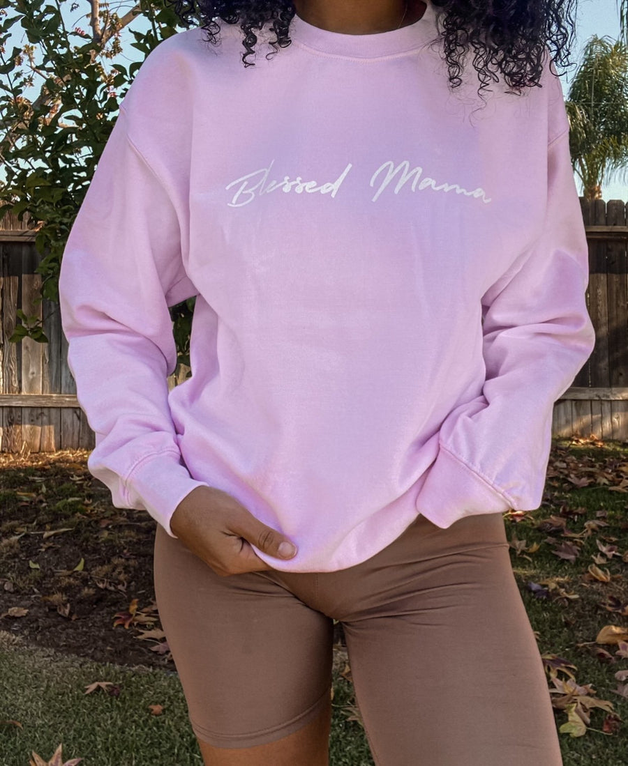 Adult Blessed Mama Sweatshirt