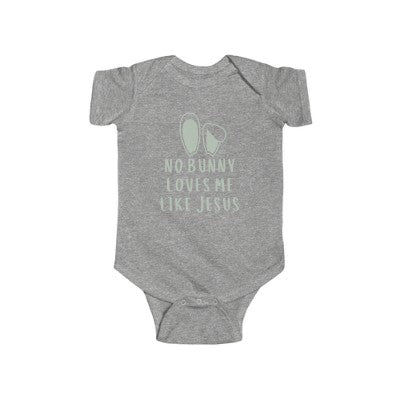 No Bunny Loves Me Like Jesus Mint - Bodysuit
