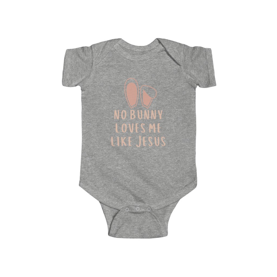 No Bunny Loves Me Like Jesus Rose - Bodysuit