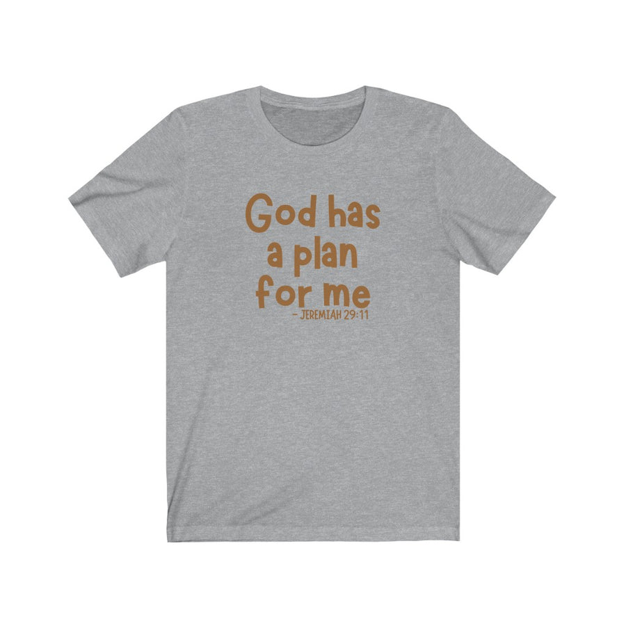 Adult God Has A Plan For Me Jeremiah 29:11 Crew Neck