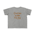 Kids God Has A Plan For Me Jeremiah 29:11 - Tee
