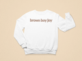 Kids Brown Boy Joy Toddler Sweatshirt