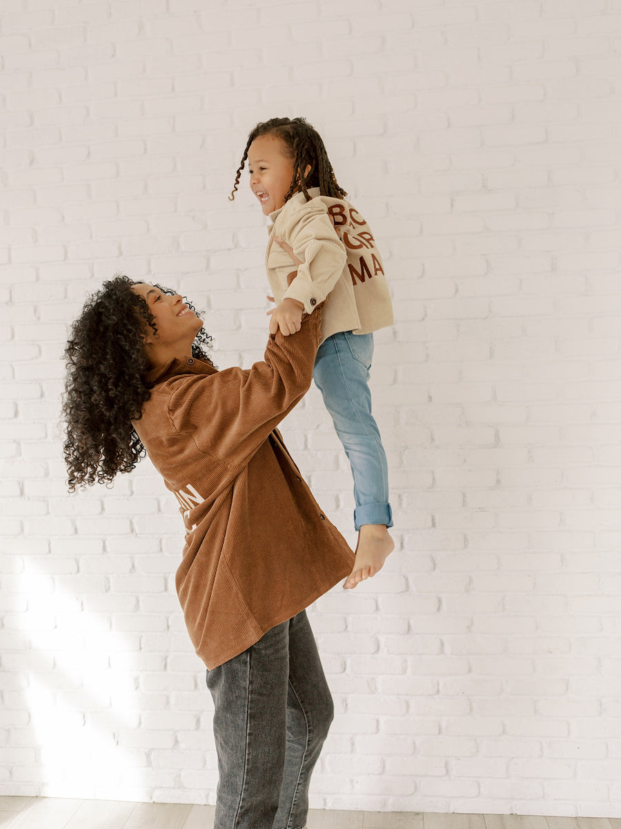 Kids Black Girl Magic Corduroy Jacket