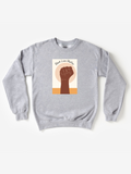 Adult Black Lives Matter Fist Sweatshirt