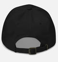 Brown Skin Girl Black Embroidered Mom Hat