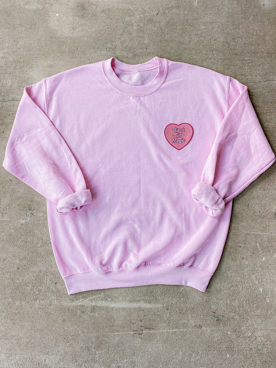 Adult Barbie Inspired Black Girl Magic Sweatshirt Preorder