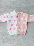 Kids Hearts Fuzzy Sweater