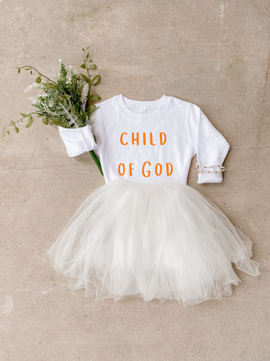 Kids Child of God Toddler Sweatshirt