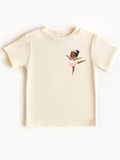 Kids Skin Tone Ballerina Patch Tee