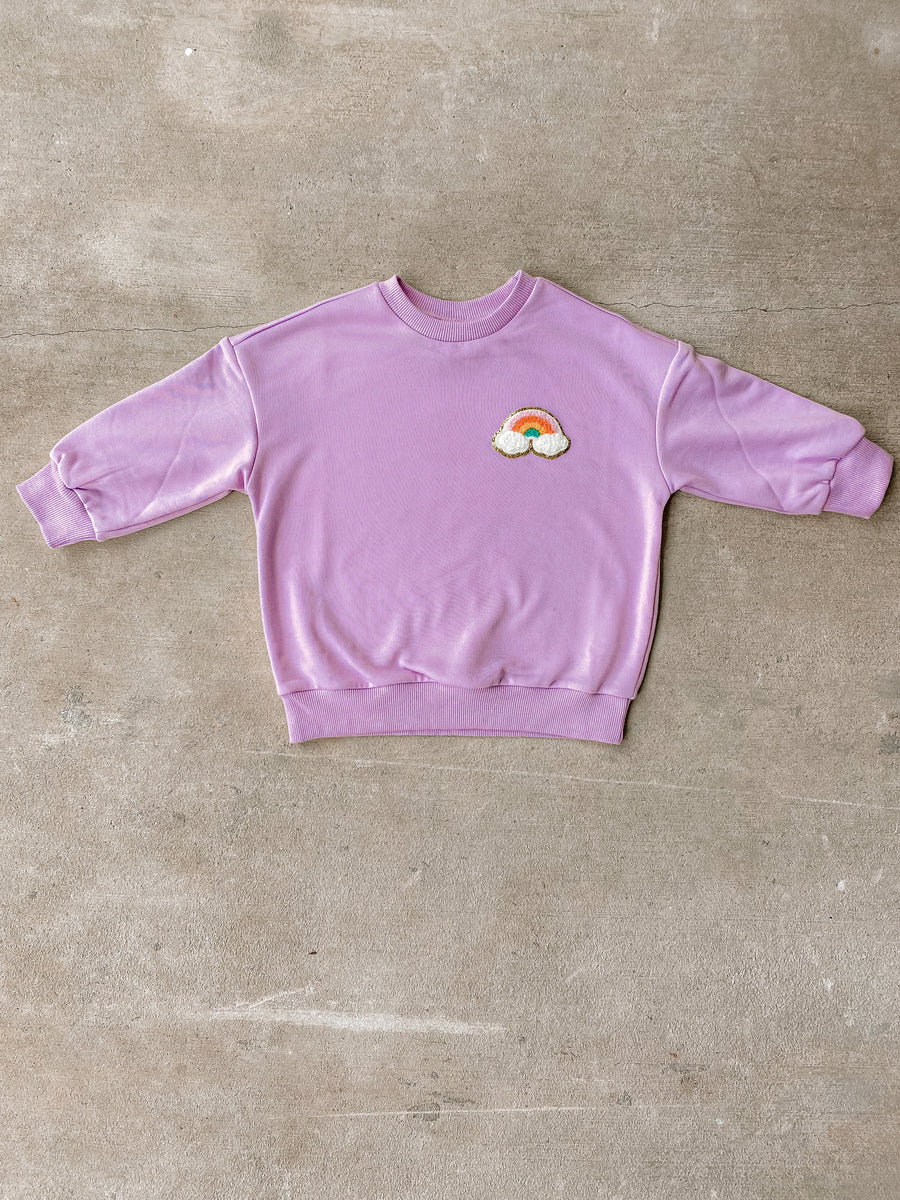 Kids Preorder Rainbow Oversized Sweatshirt