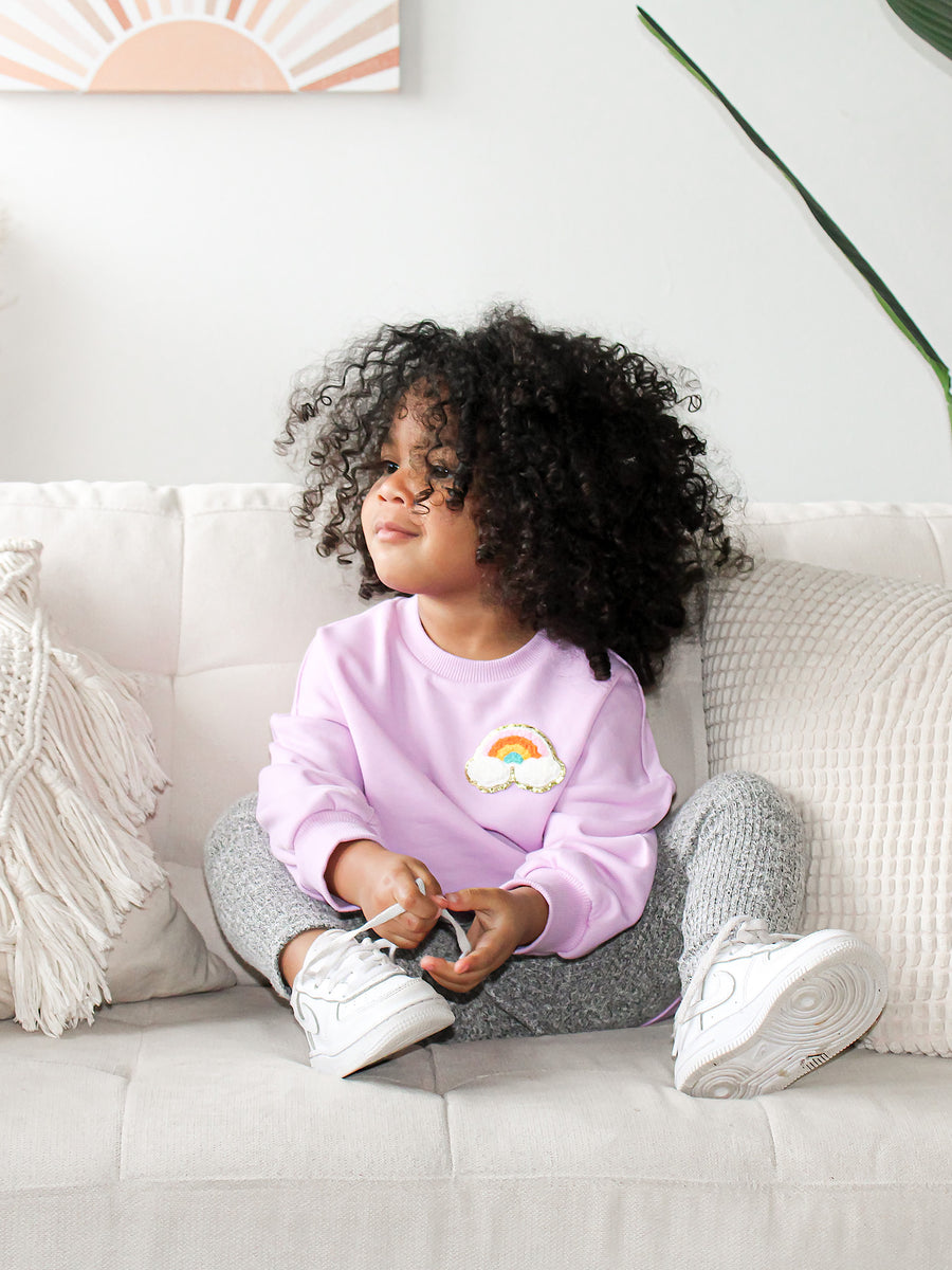 Kids Preorder Rainbow Oversized Sweatshirt