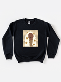 Adult Crowned in Curls Long Hair Sweatshirt