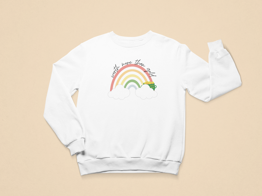 Kids Worth More Than Gold Psalm 19:10 Toddler Sweatshirt