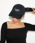 This Mama Prays Black Distressed Mom Hat