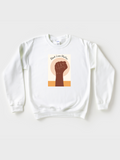 Adult Black Lives Matter Fist Sweatshirt