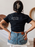 Adult Jesus Has My Back Crew Neck