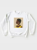 Adult Crowned in Curls Short Hair Sweatshirt