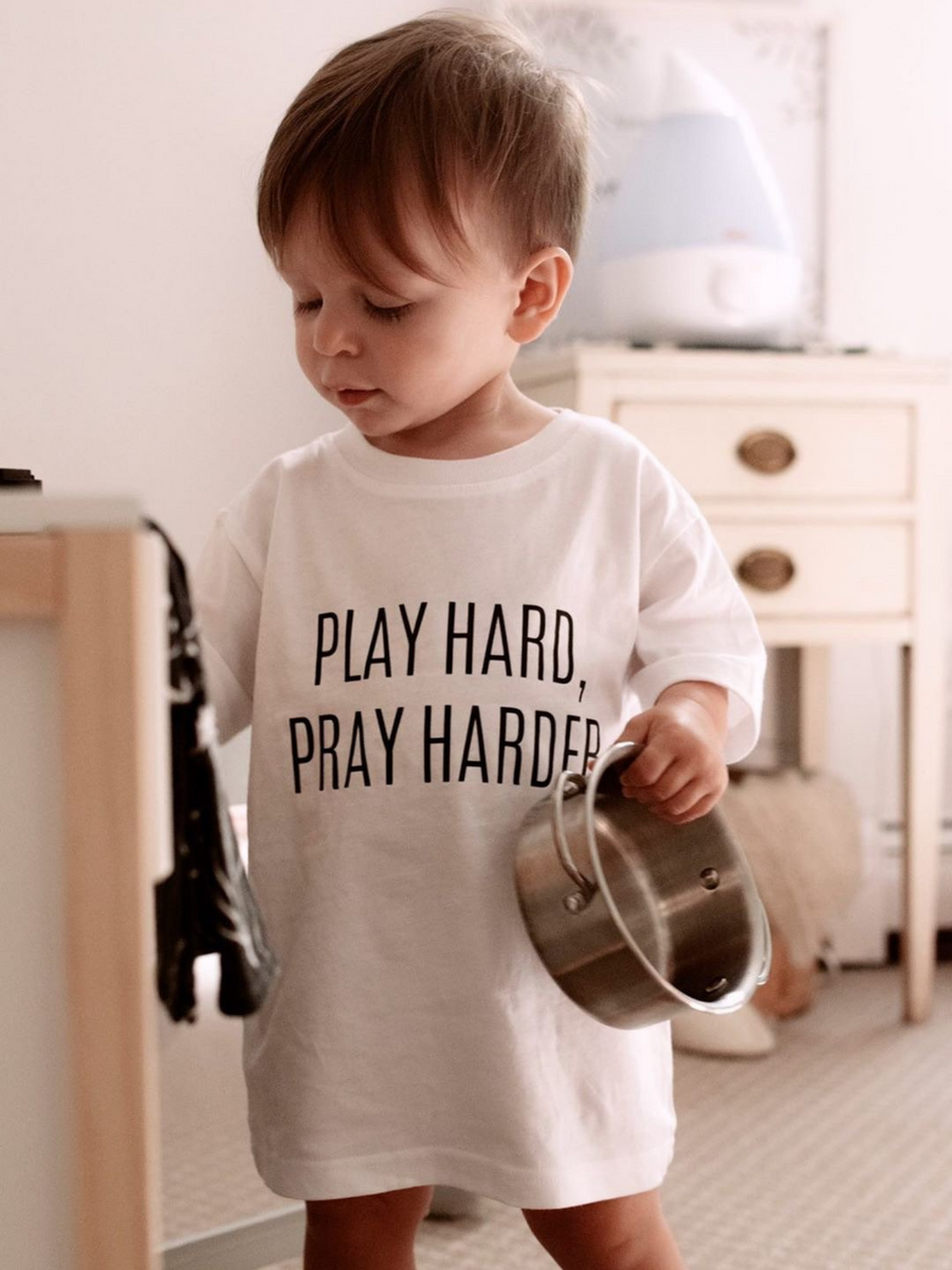 Kids Play Hard, Pray Harder - Tee
